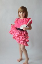 Tanečnice flamenca černorůžová - Dětský